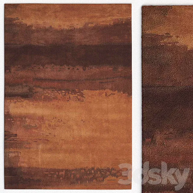 Carpet Calvin Klein Home Luster Wash SW09 COP Rug 3D Model Carpet Calvin Klein Home Luster Wash SW09 COP Rug 3D Model