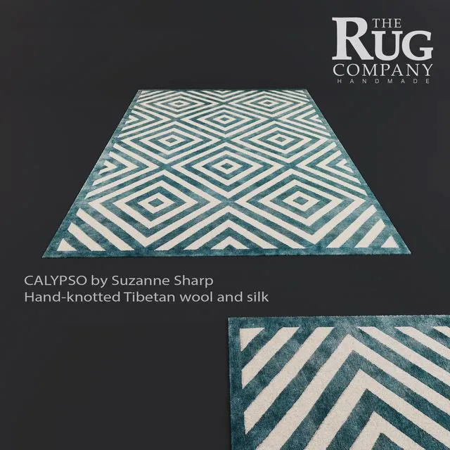 Carpet CALYPSO Suzanne Sharp 3D Model Carpet CALYPSO Suzanne Sharp 3D Model