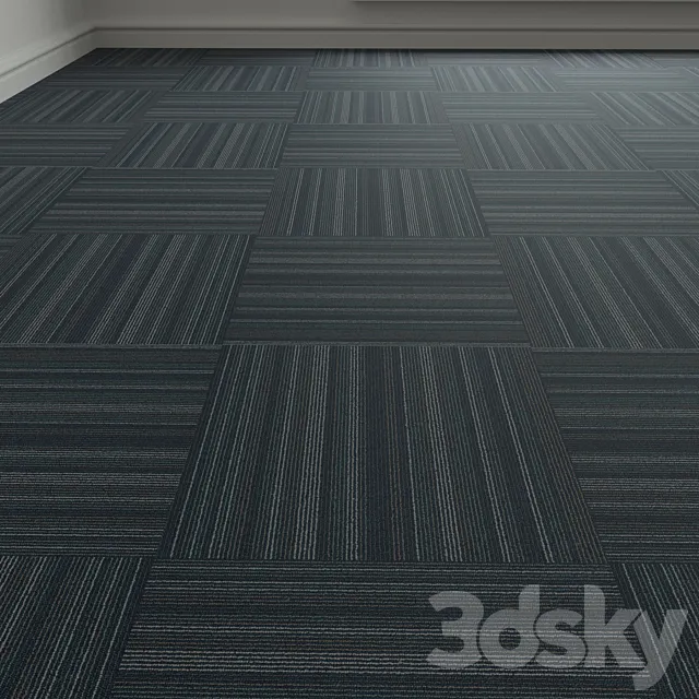 Carpet. Carpet tiles. 5 3D Model