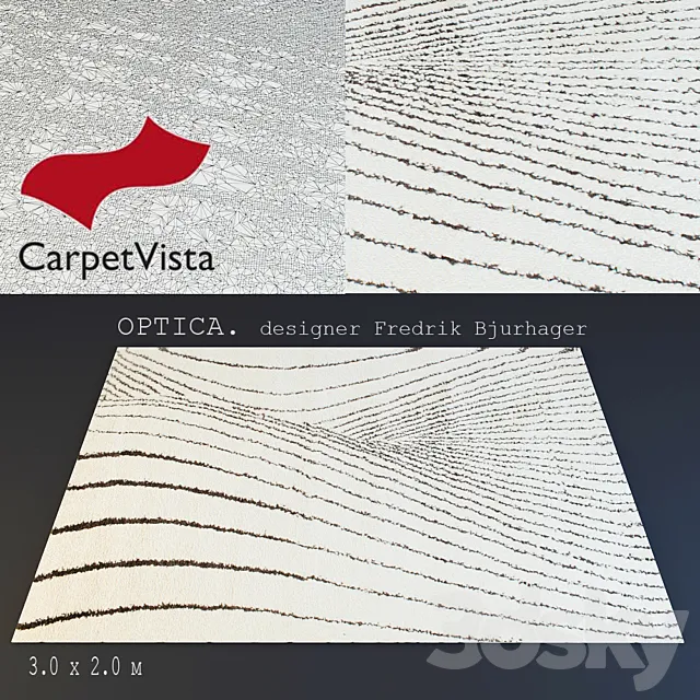 Carpet Carpet Vista. Optica 3DModel