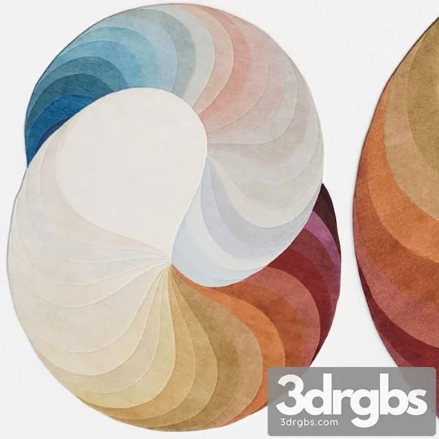 Carpet cc tapis slinkie rug 3D Model Download