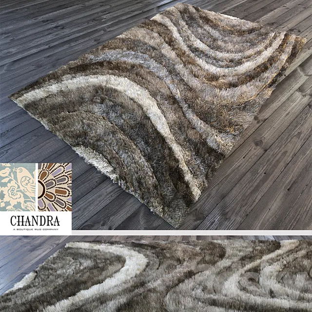 carpet Chandra Rugs Flemish FLE-51102 Rug 3DModel carpet Chandra Rugs Flemish FLE-51102 Rug 3DModel