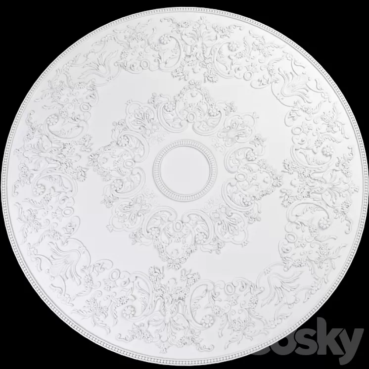 carpet classic sculpture 3D Model carpet classic sculpture 3D Model