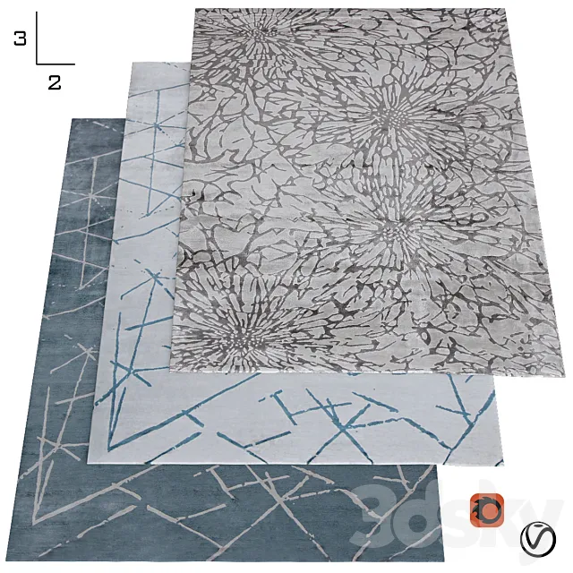 Carpet collection | No. 114 3D Model Carpet collection | No. 114 3D Model