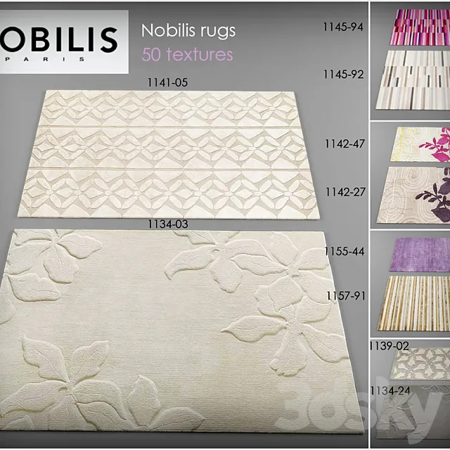 Carpet collection Nobilis 3DModel Carpet collection Nobilis 3DModel