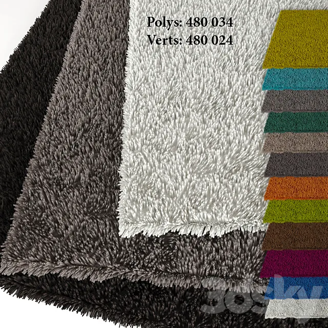 Carpet Collie Maui 3D Model Carpet Collie Maui 3D Model