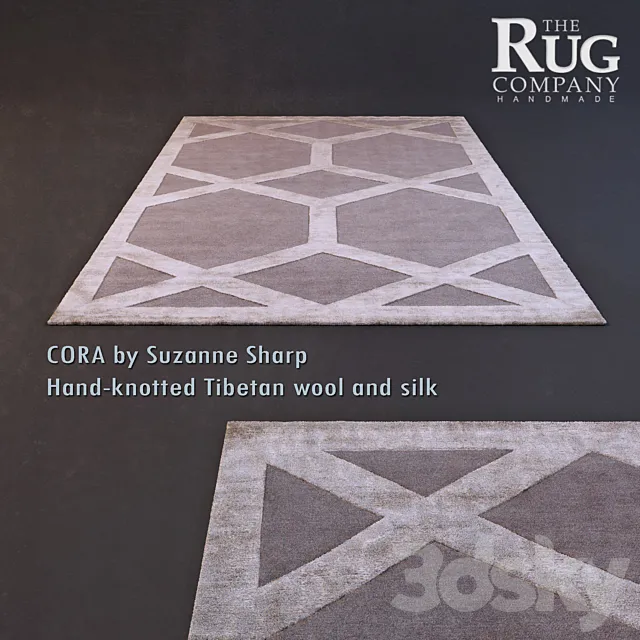Carpet CORA by Suzanne Sharp 3D Model Carpet CORA by Suzanne Sharp 3D Model