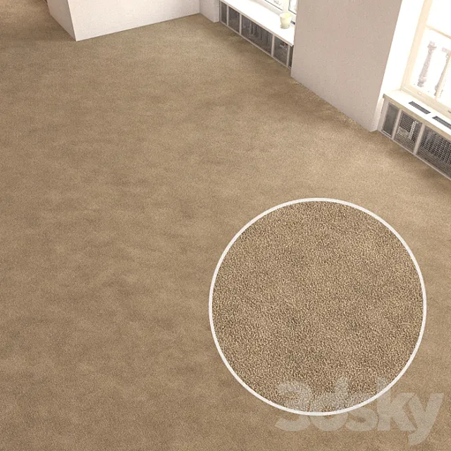 Carpet covering 256 3D Model Carpet covering 256 3D Model