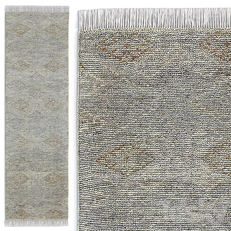 Carpet Crate & Barrel Romina Runner Rug 3D Model Carpet Crate & Barrel Romina Runner Rug 3D Model