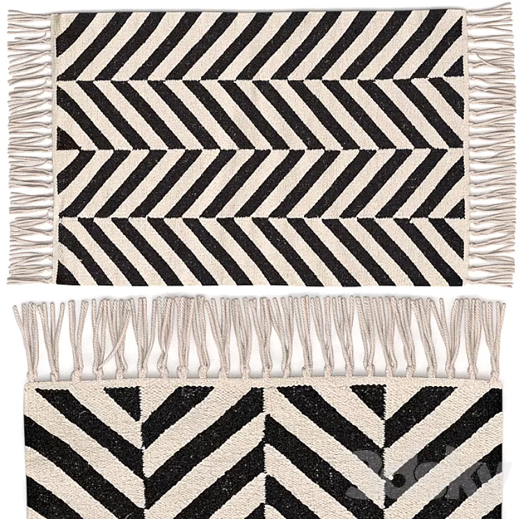 Carpet DAY Birger et Mikkelsen Herring Rug 3D Model Carpet DAY Birger et Mikkelsen Herring Rug 3D Model