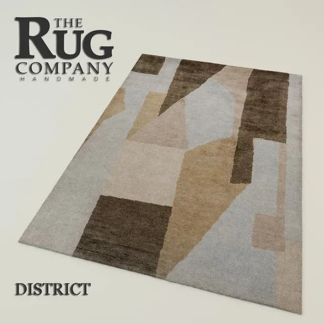 Carpet DISTRICT The Rug Company 3D Model Carpet DISTRICT The Rug Company 3D Model