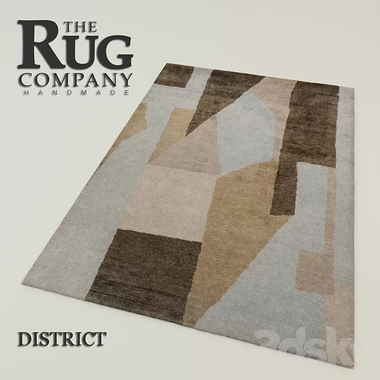 Carpet DISTRICT The Rug Company 3D Model Carpet DISTRICT The Rug Company 3D Model