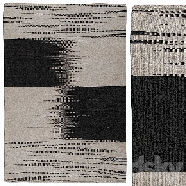 Carpet DorisLeslieBlau Artos Turkish Modernist kilim 3D Model