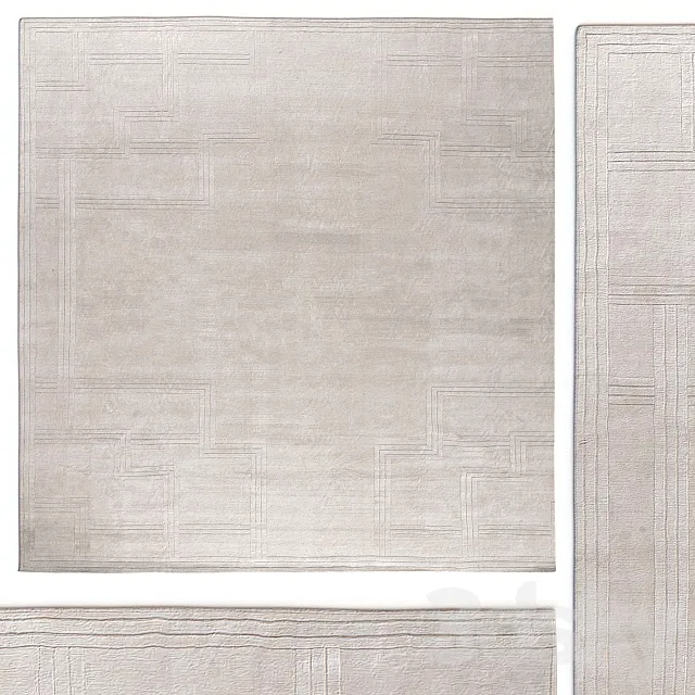 Carpet DorisLeslieBlau Oversized contemporary rug 3DModel