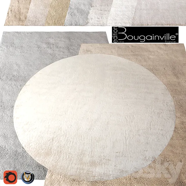 Carpet Edition Bougainville (Whisper) 1800h2500 (8 colors) 3D Model Carpet Edition Bougainville (Whisper) 1800h2500 (8 colors) 3D Model