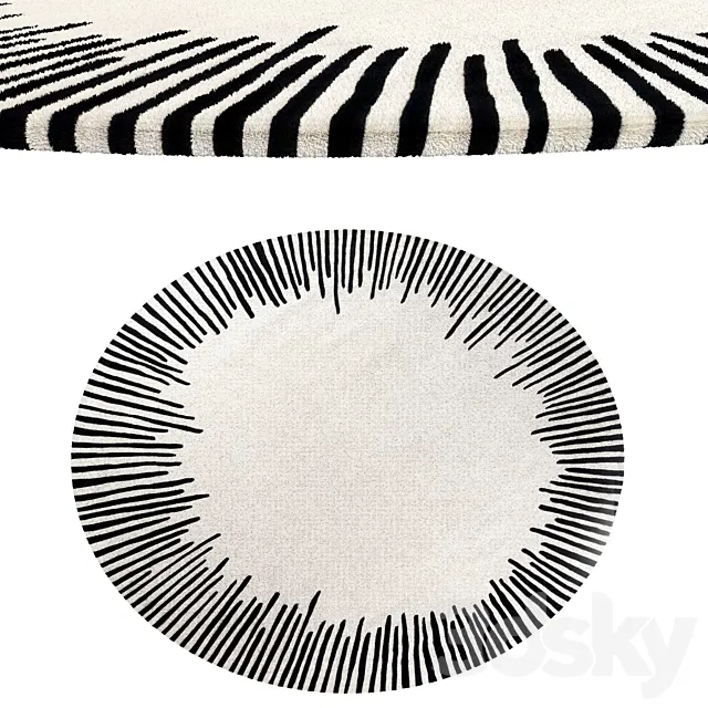 Carpet EQUINOXE (Design Elizabeth LericheName) Roche Bobois 3D Model Carpet EQUINOXE (Design Elizabeth LericheName) Roche Bobois 3D Model