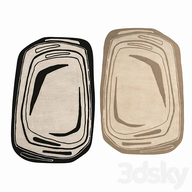 Carpet FRAGMENT by Toulemonde_Bochart 3D Model Carpet FRAGMENT by Toulemonde_Bochart 3D Model