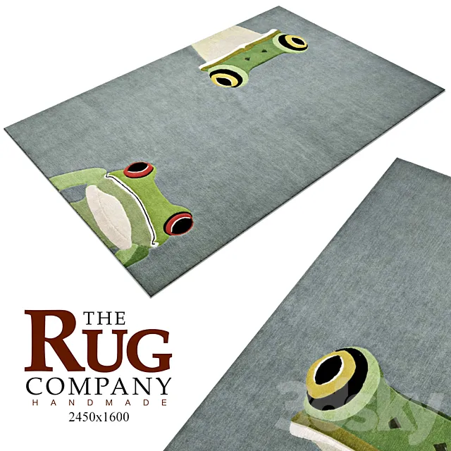 Carpet-frog-rug_45 3D Model Carpet-frog-rug_45 3D Model