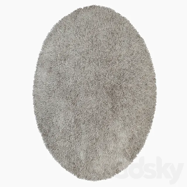 Carpet Grass H102-silver oval 3DModel