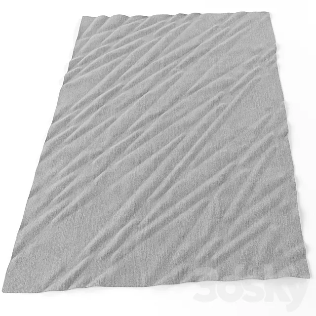 carpet grey sharp 3D Model carpet grey sharp 3D Model