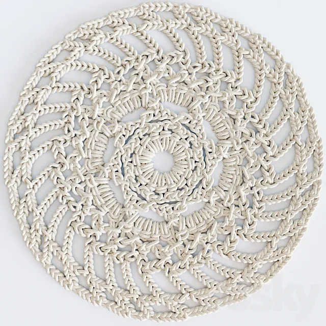 Carpet hand made 2 3DModel Carpet hand made 2 3DModel