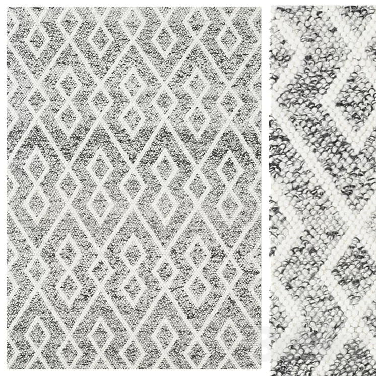 Carpet Hudson – Melange Black 3D Model