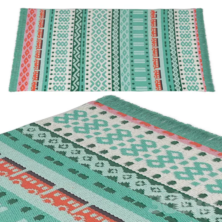 Carpet Ikea KEPPHEST 3D Model Carpet Ikea KEPPHEST 3D Model