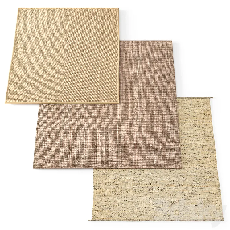 Carpet IKEA set 02 3D Model Free Download