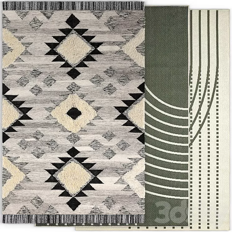 Carpet IKEA TANNISBY TÖMMERBY \/ Rug IKEA TANNISBY TOEMMERBY (TÖMMERBY) 3D Model Free Download