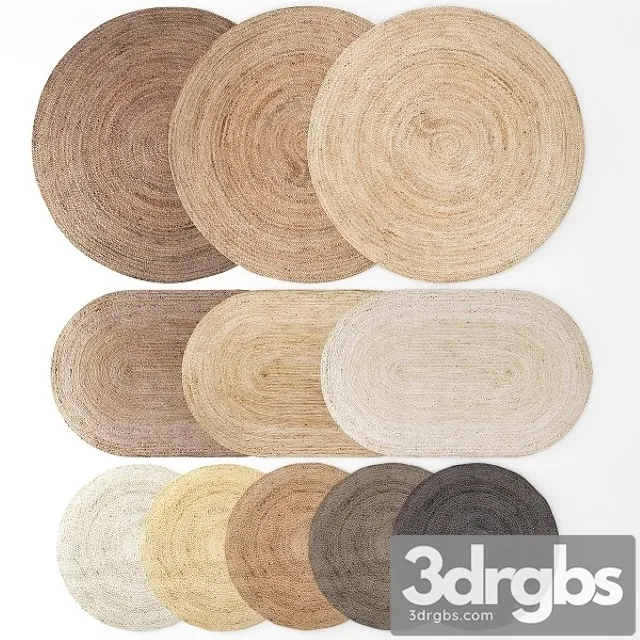 Carpet Jute Set 0 3D Model Download