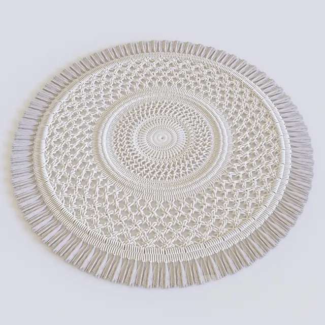 Carpet knitted 3D Model Carpet knitted 3D Model