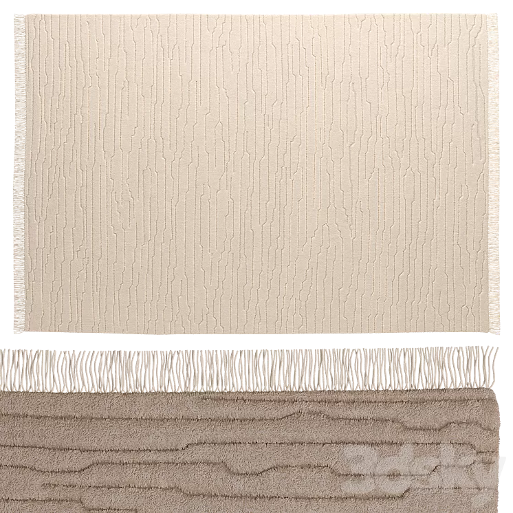 Carpet Legnaa La Redoute 3D Model Carpet Legnaa La Redoute 3D Model