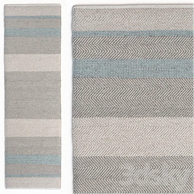 Carpet Linie Design Norwich Gray Rug 3D Model Carpet Linie Design Norwich Gray Rug 3D Model