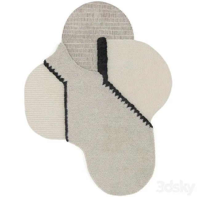 Carpet LUNAR ADDICTION by CC-TAPIS 3D Model Carpet LUNAR ADDICTION by CC-TAPIS 3D Model