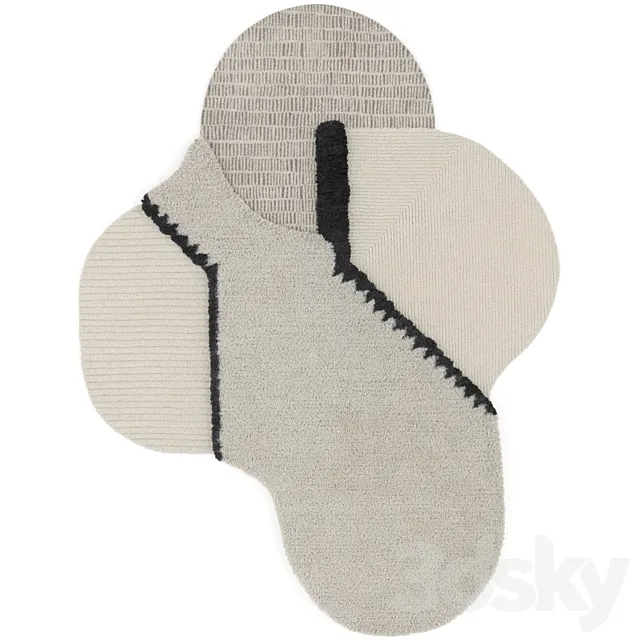 Carpet LUNAR ADDICTION by CC-TAPIS 3D Model Carpet LUNAR ADDICTION by CC-TAPIS 3D Model