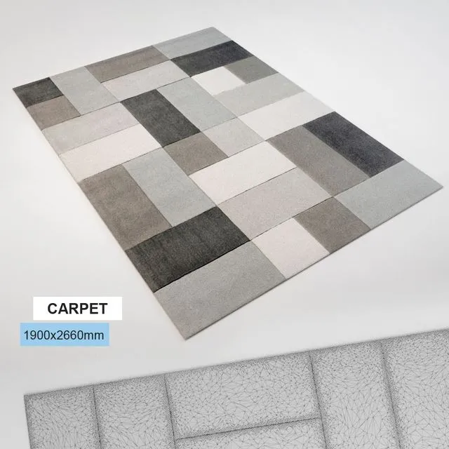 Carpet p 3D Model Carpet p 3D Model