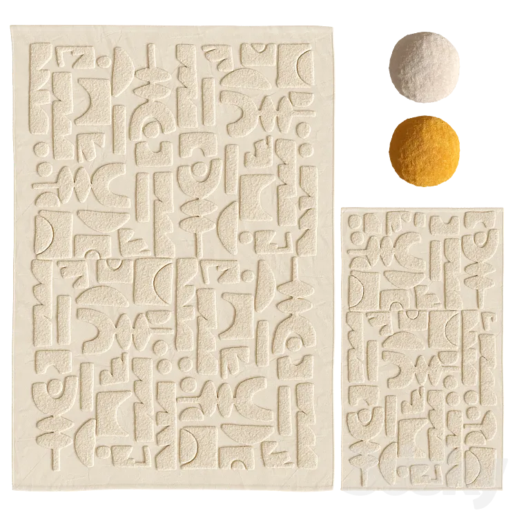 Carpet Podotak La Redoute 3D Model Free Download