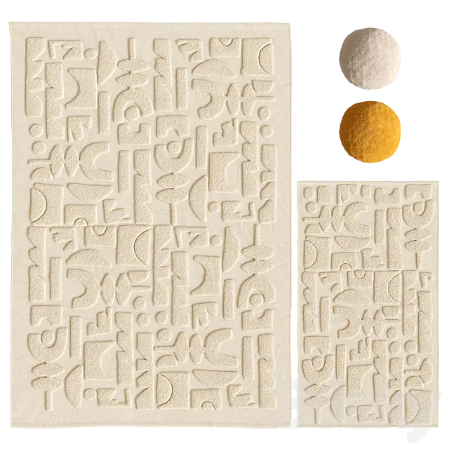 Carpet Podotak La Redoute 3D Model