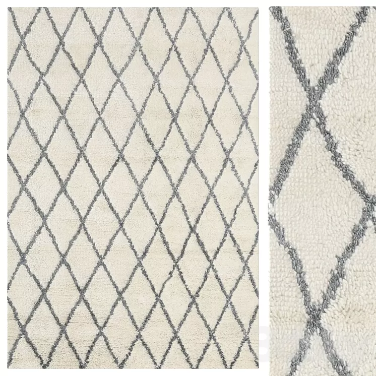 Carpet Queens – Gray – Comb. 3D Model Carpet Queens – Gray – Comb. 3D Model