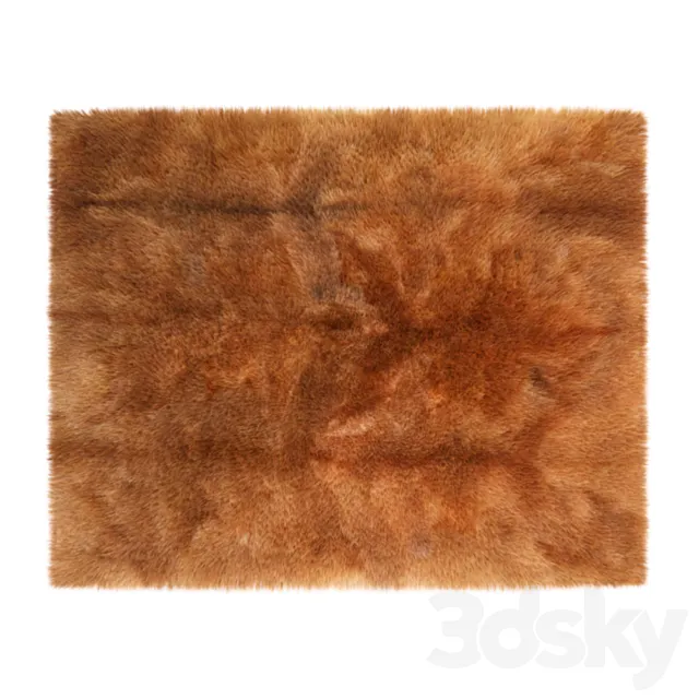 Carpet red hair 3D Model Carpet red hair 3D Model