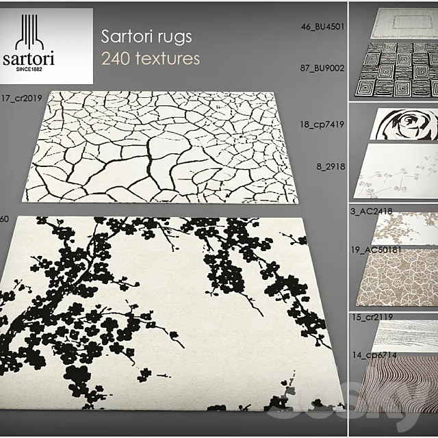 carpet rugs collection 3DModel carpet rugs collection 3DModel