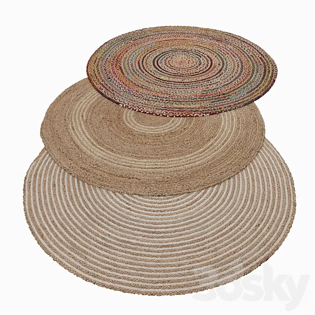 Carpet Samy by La Forma 3D Model Carpet Samy by La Forma 3D Model