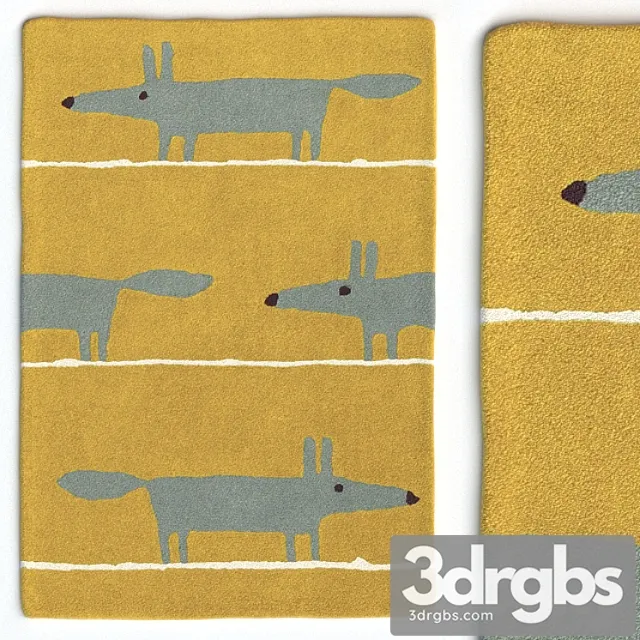 Carpet Scion Mr Fuch Mustard 3D Model Download