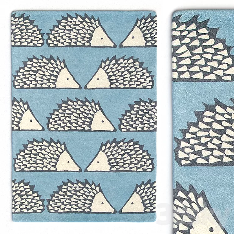 Carpet Scion Spike New Marine Rug 3D Model