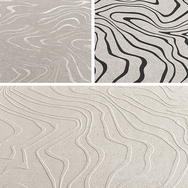 Carpet seamless pattern 3D Model