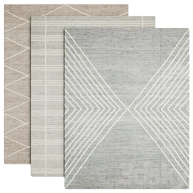 Carpet set 082 3D Model