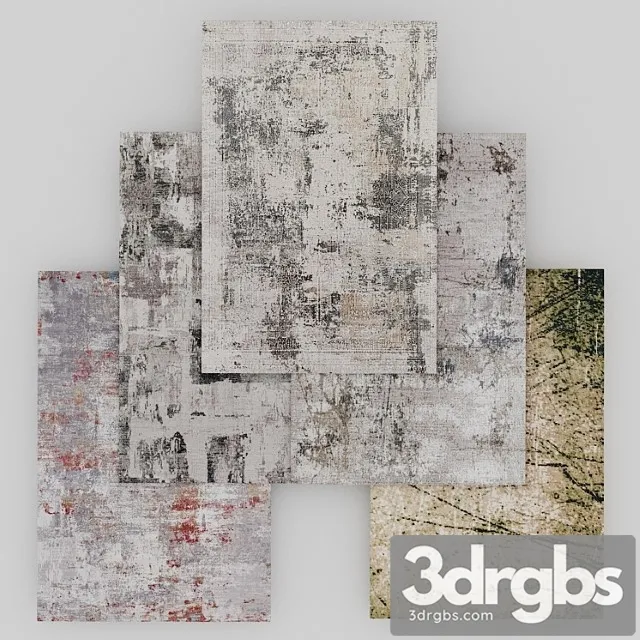 Carpet Set 3 2 3D Model Download