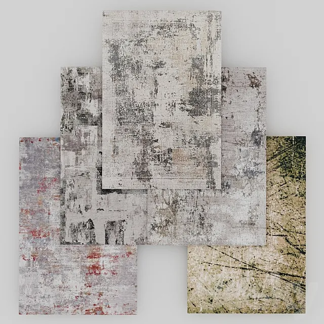 Carpet Set 3 3D Model Carpet Set 3 3D Model