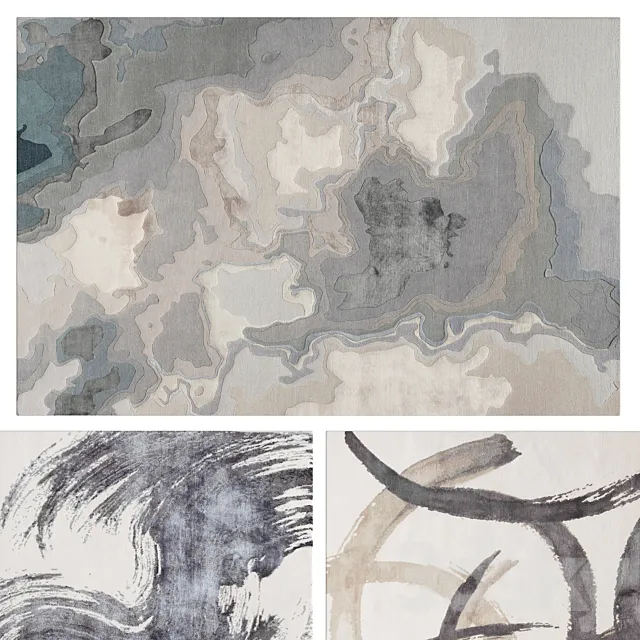 Carpet Set 4 by THERUGCOMPANY 3D Model