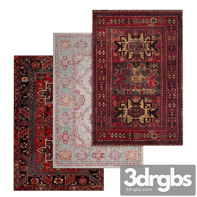 Carpet Set 513 3D Model Download